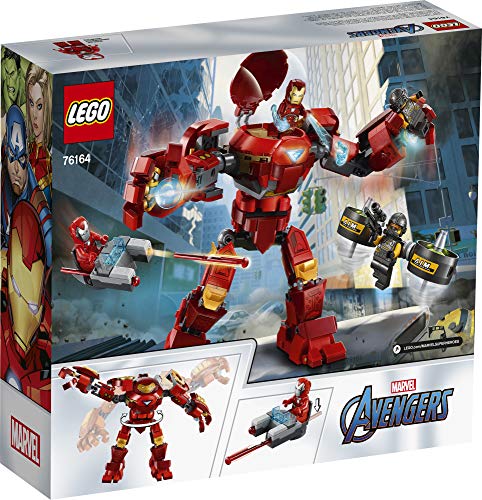 LEGO Marvel Avengers Iron Man Hulkbuster Versus A.I.M. Agent 76164, Brick-Build Avengers Playset with Minifigures (456 Pieces) G79999