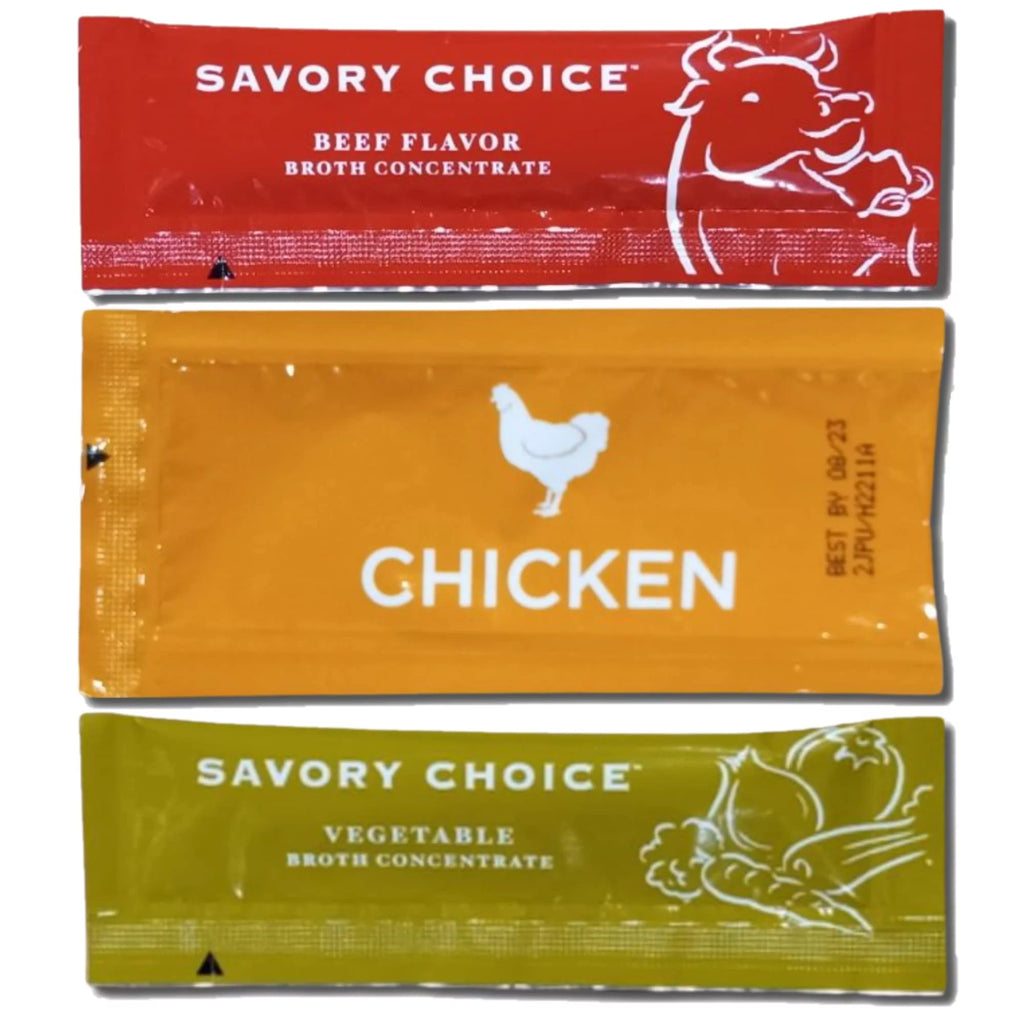 Reduced Sodium Broth Concentrate Variety Pack 60 Count T4468