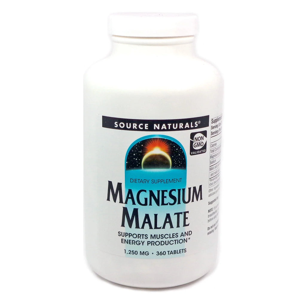 Magnesium Malate 1250 mg 360 Tablets S68439
