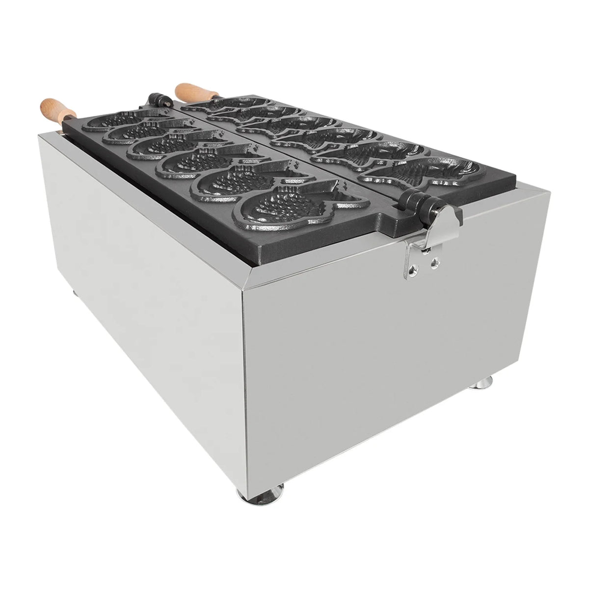 6 Close-Mouth Fish Shaped Waffle Electric Taiyaki Machine Z4078