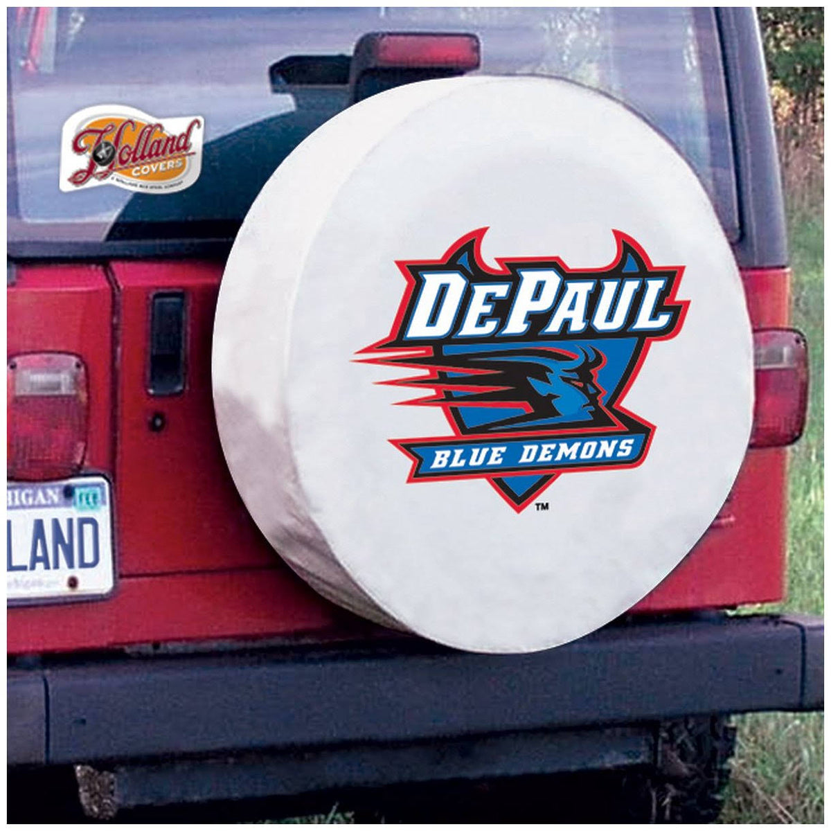 White Tire Cover J2947