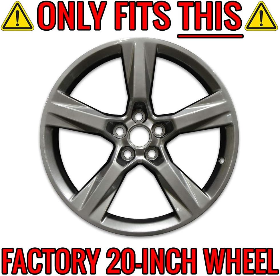Set of 4 Gloss Black 20 Wheel Skins H1708