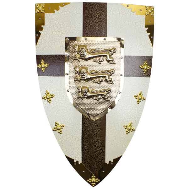 Metal Shield with 3 Lion Crest E423225