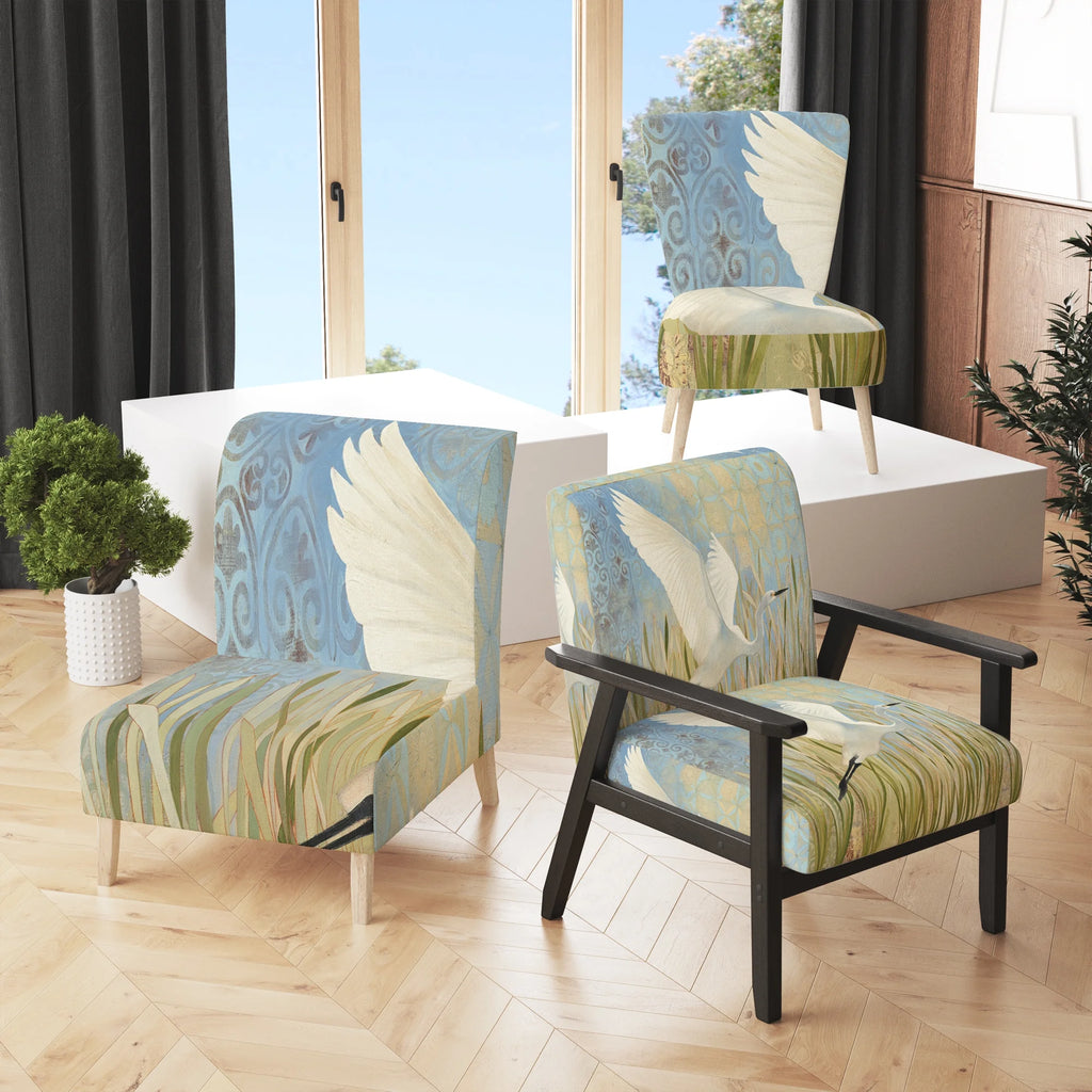 Upholstered Accent Arm Chair T6726