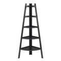 Black Corner Unit Bookcase A9559