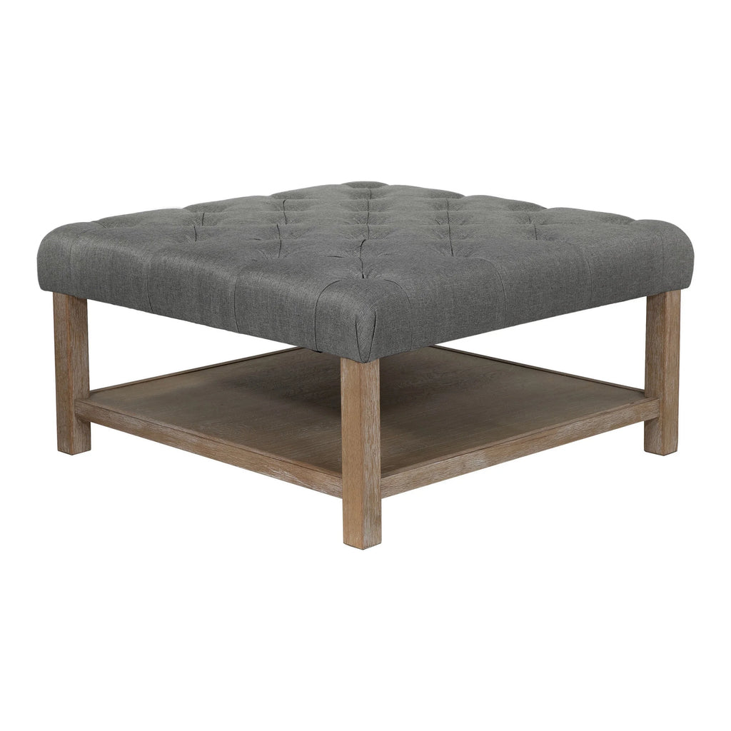 Light Gray Coffee Ottoman D11254