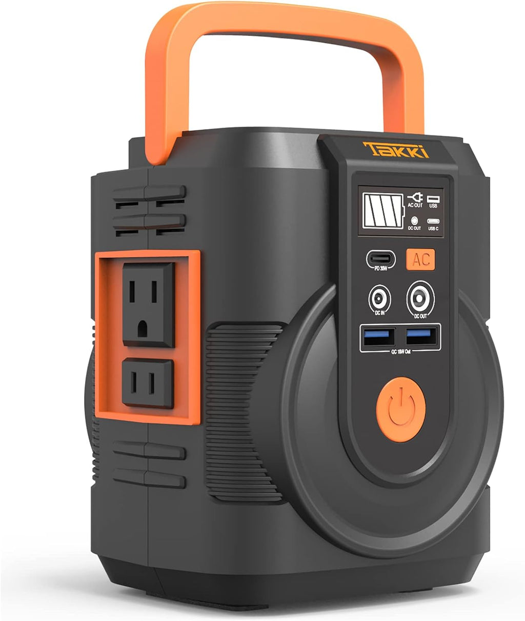 111Wh Portable Power Station with AC Outlet, USB Port, Lights B244921