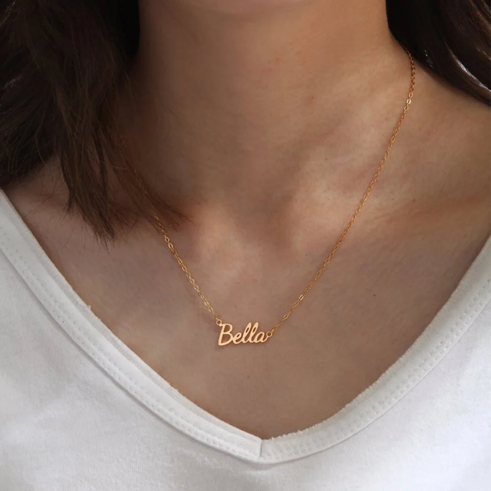 Gold Plated Custom Name Necklace G456108