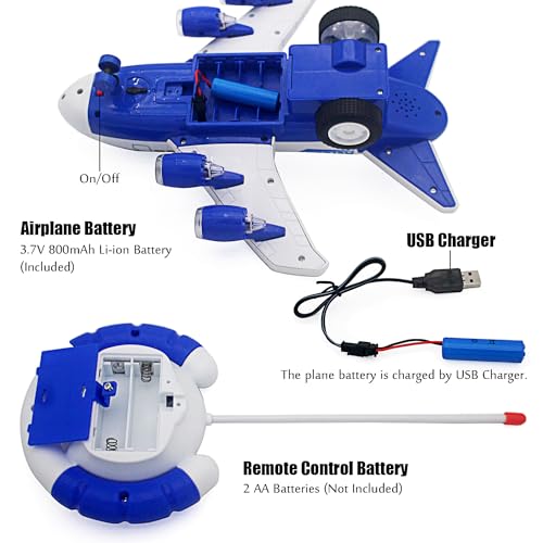 4CH RC Airplane Remote Control Toy (Blue) L922818