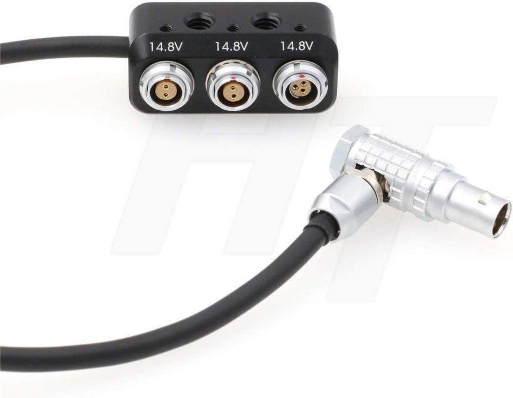 Alexa Mini Camera 7 Pin to Fischer 3 Pin and 0B 2 * 2pin Adapter Splitter Box L784223