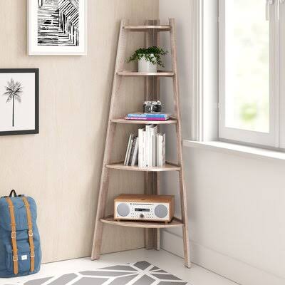 Black Corner Unit Bookcase A9559