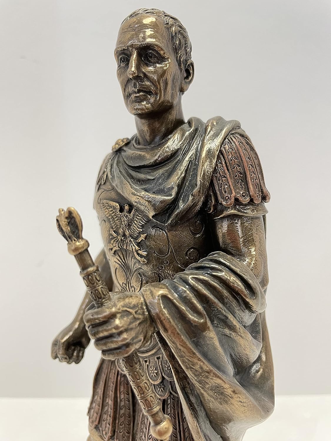 Bronze Finish Roman Military Uniform Statue K764117