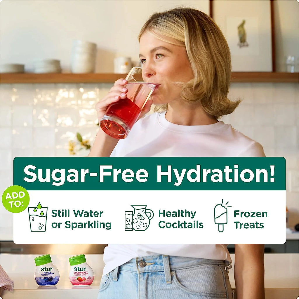 Liquid Water Enhancer Variety, Sugar Free, Zero Calories, 5 Bottles E835316