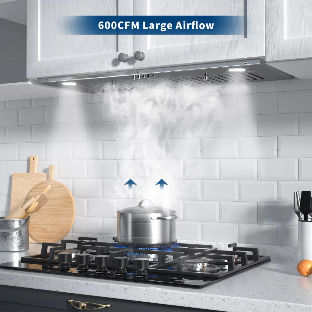 30 inch 500 CFM Stainless Steel Wall Mount Range Hood U506488