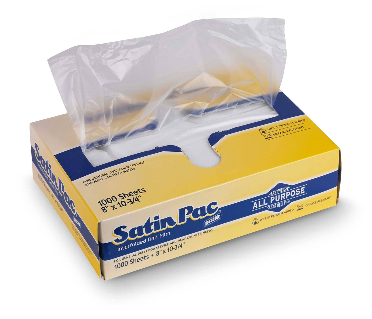 Satin-Pac High Density Poly Film Polyethylene 8 x 10 3/4 Sheets E223632