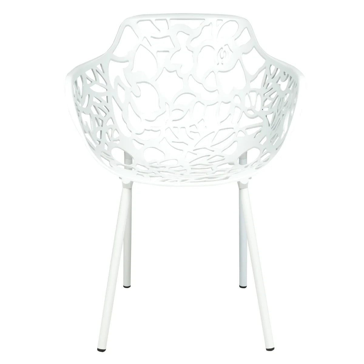7-Piece Aluminum Outdoor Patio Dining Set with Tempered Glass Table and 6 Stackable Arm Chairs H141303