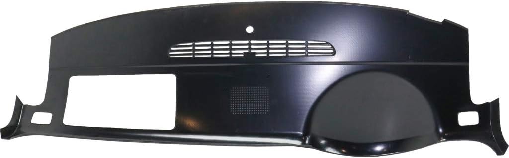 Black 1-Piece Dash Cover with Defroster Grille and Speaker Holes H7043