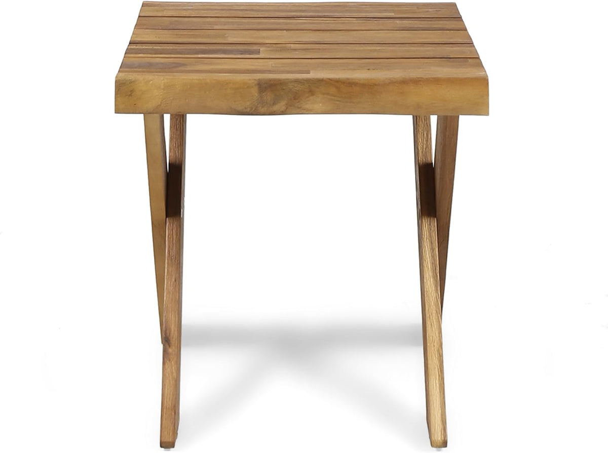 Acacia Wood Side Table D416