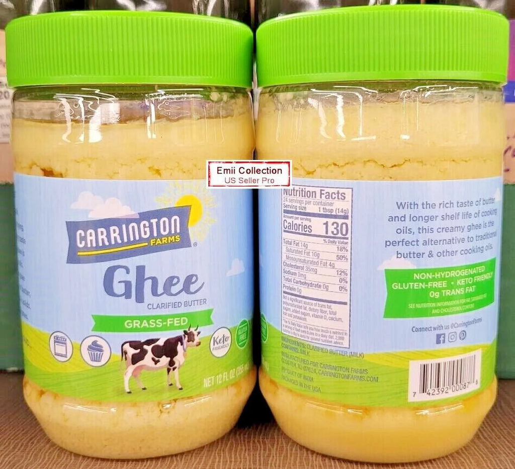 Grass-Fed Ghee Clarified Butter 12fl oz (2 Jars) T327