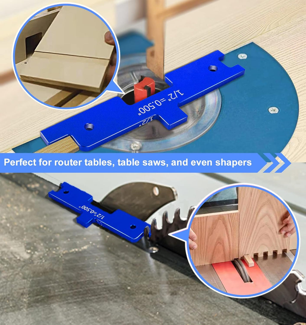 Router Table Setup Blocks Woodworking Accessories Set of 7 B536