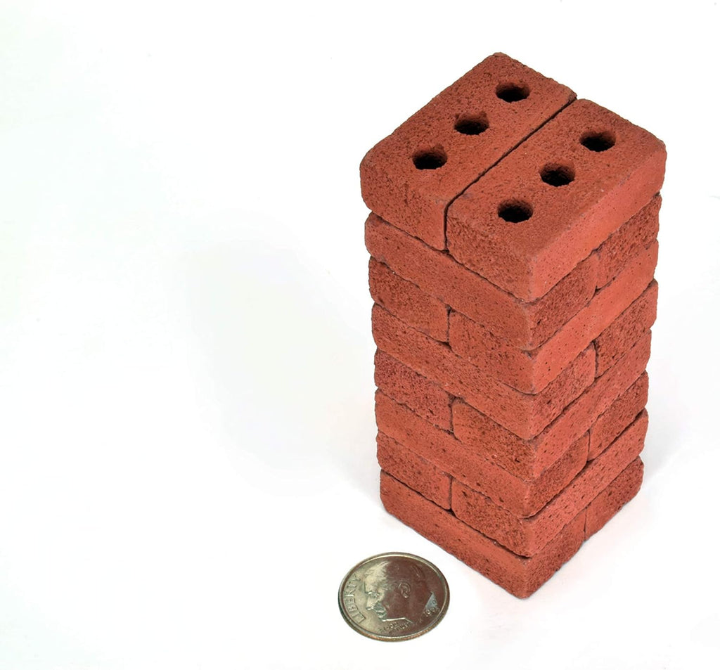 Mini Red Bricks, 1:6 Scale (160 Pack) Z4770