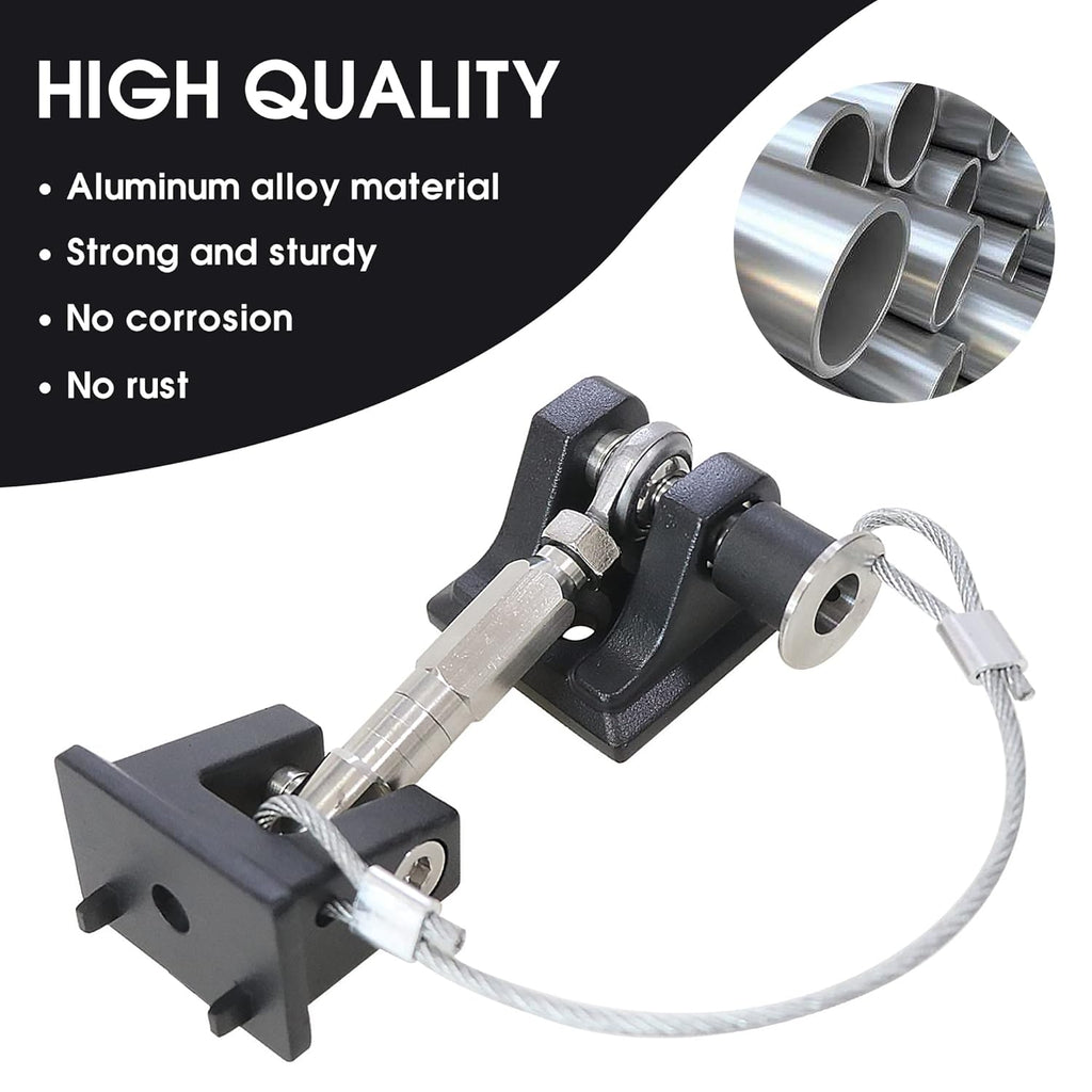 Aluminum Locking Hood Latch Kit 1 Pair E554
