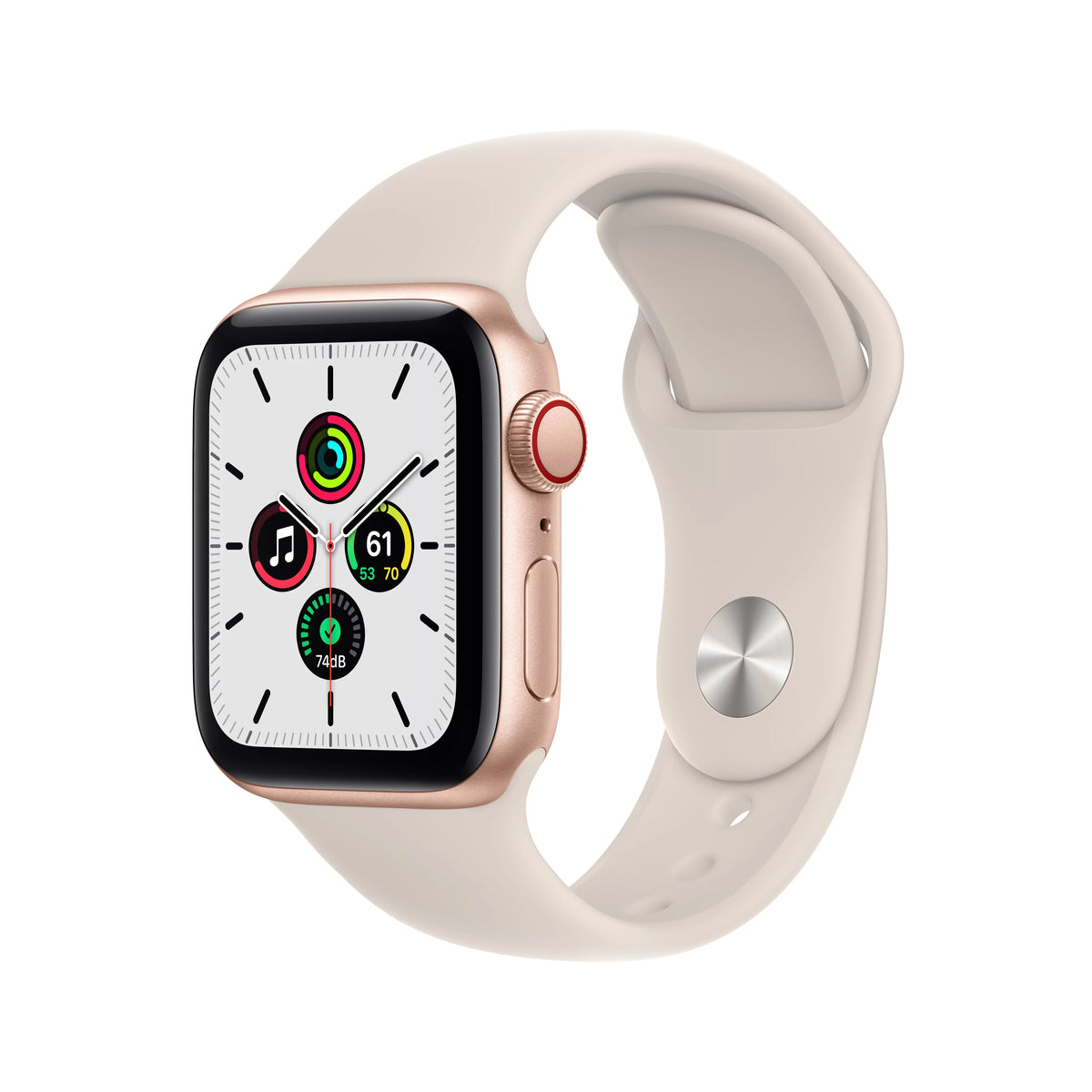 Gold Aluminum Case 40mm Sport Band Smart Watch B6590