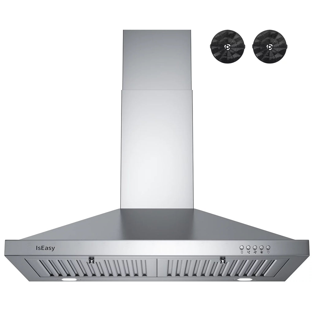 30 inch 500 CFM Stainless Steel Wall Mount Range Hood U506488
