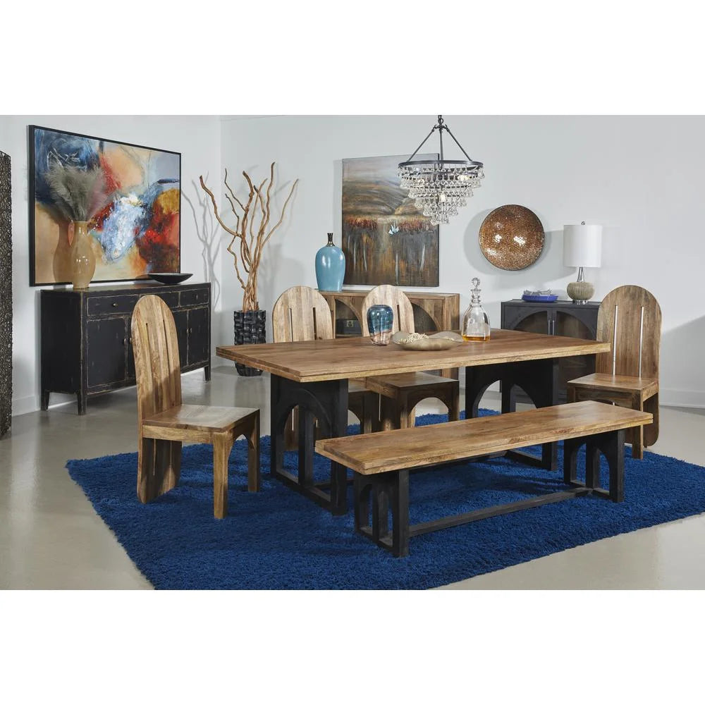 Solid Wood Dining Table in Natural J926546