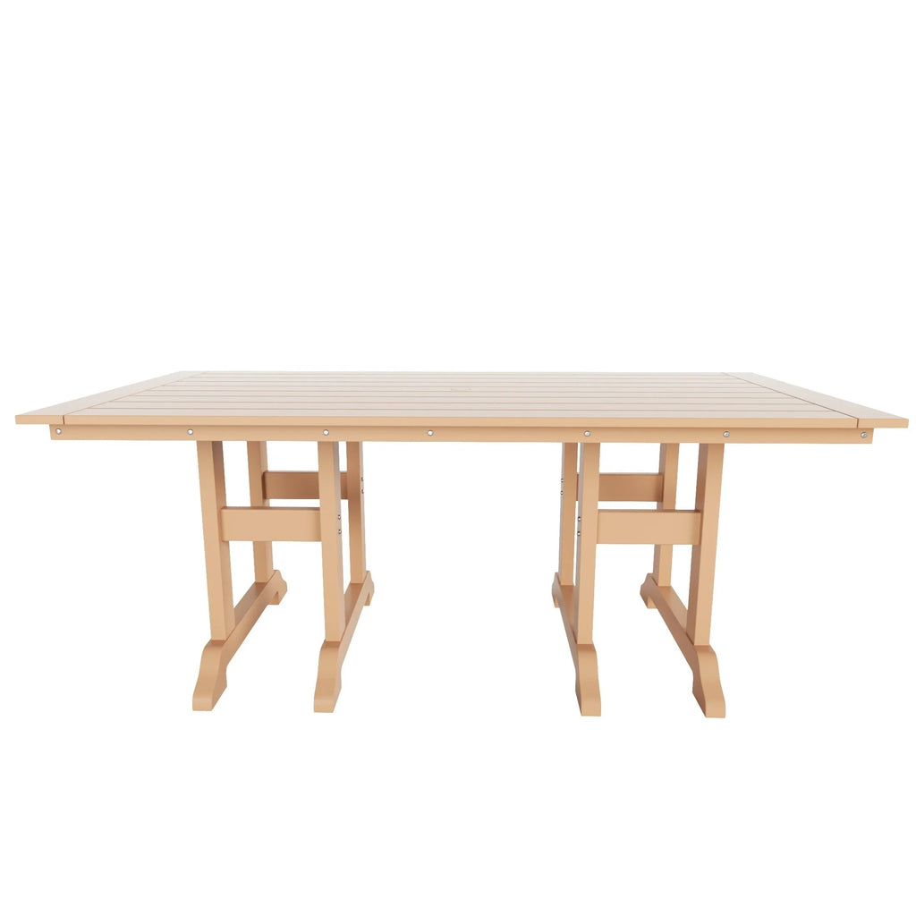 All Weather Rectangular Patio Dining Table Q24222