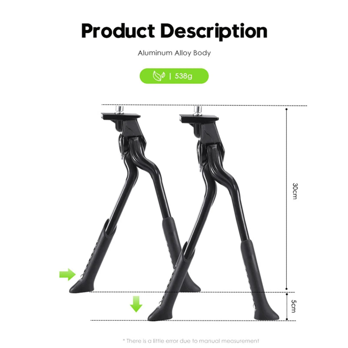 Double Leg Bike Kickstand for 24inch-29inch Mountain Bike R817