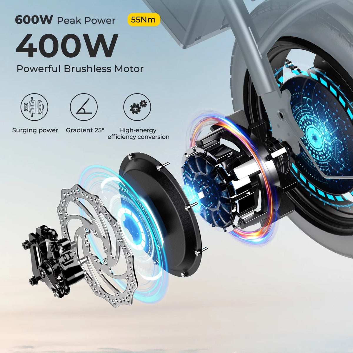 Folding Electric Bike 36V 10Ah 400W T94328