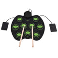Sensitive Electronic Drum Set 9 Drum Pads 2 Foot Pedals V223511