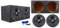 15" 8000w Car Audio Subwoofers with Sealed Sub Box Enclosure J755093