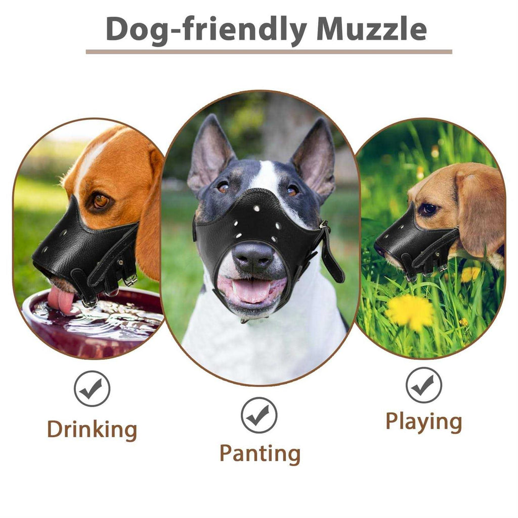 Leather Dog Muzzle Z758