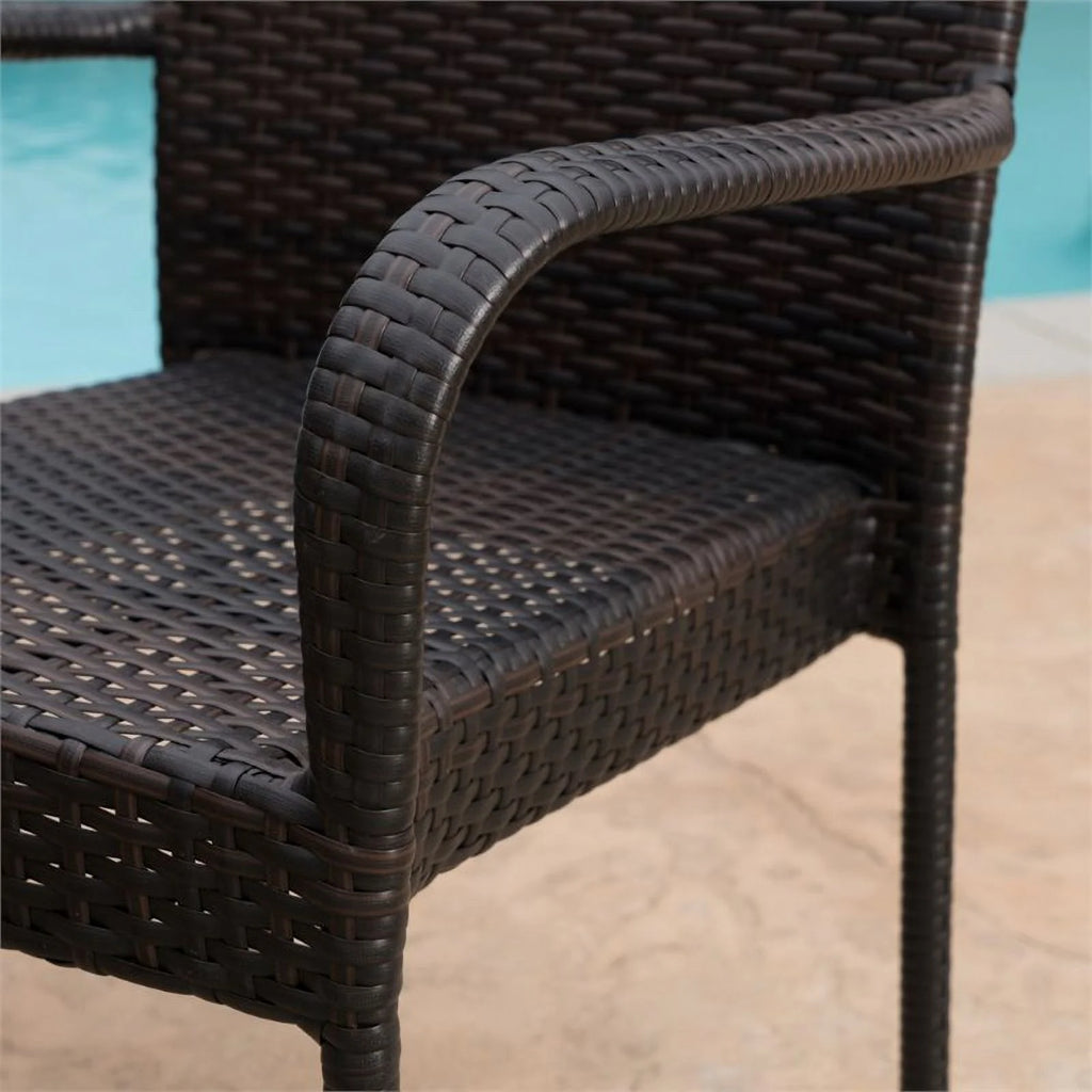 9 Piece Wooden Patio Dining Set Q6672
