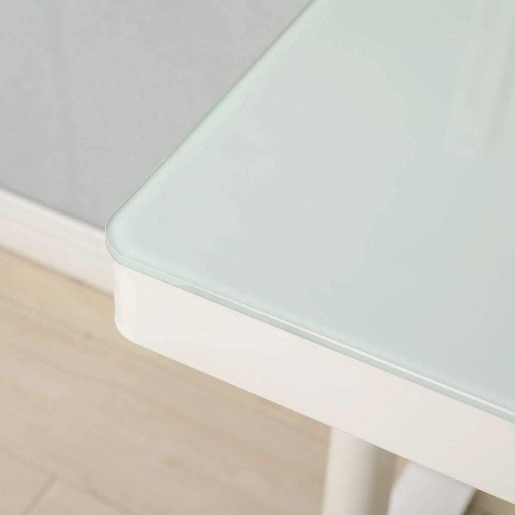 Tempered Glass Adjustable Height Standing Desk 48 x 24 Inches R711564