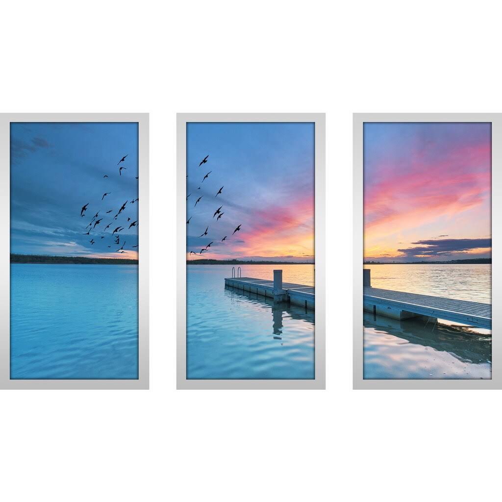 3 Piece Framed Photographic Print Set H2374