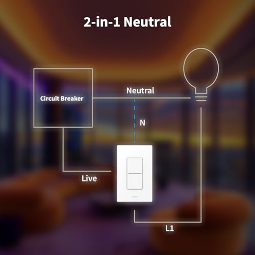 Smart Light Switch 2 Buttons 2 Channels X904
