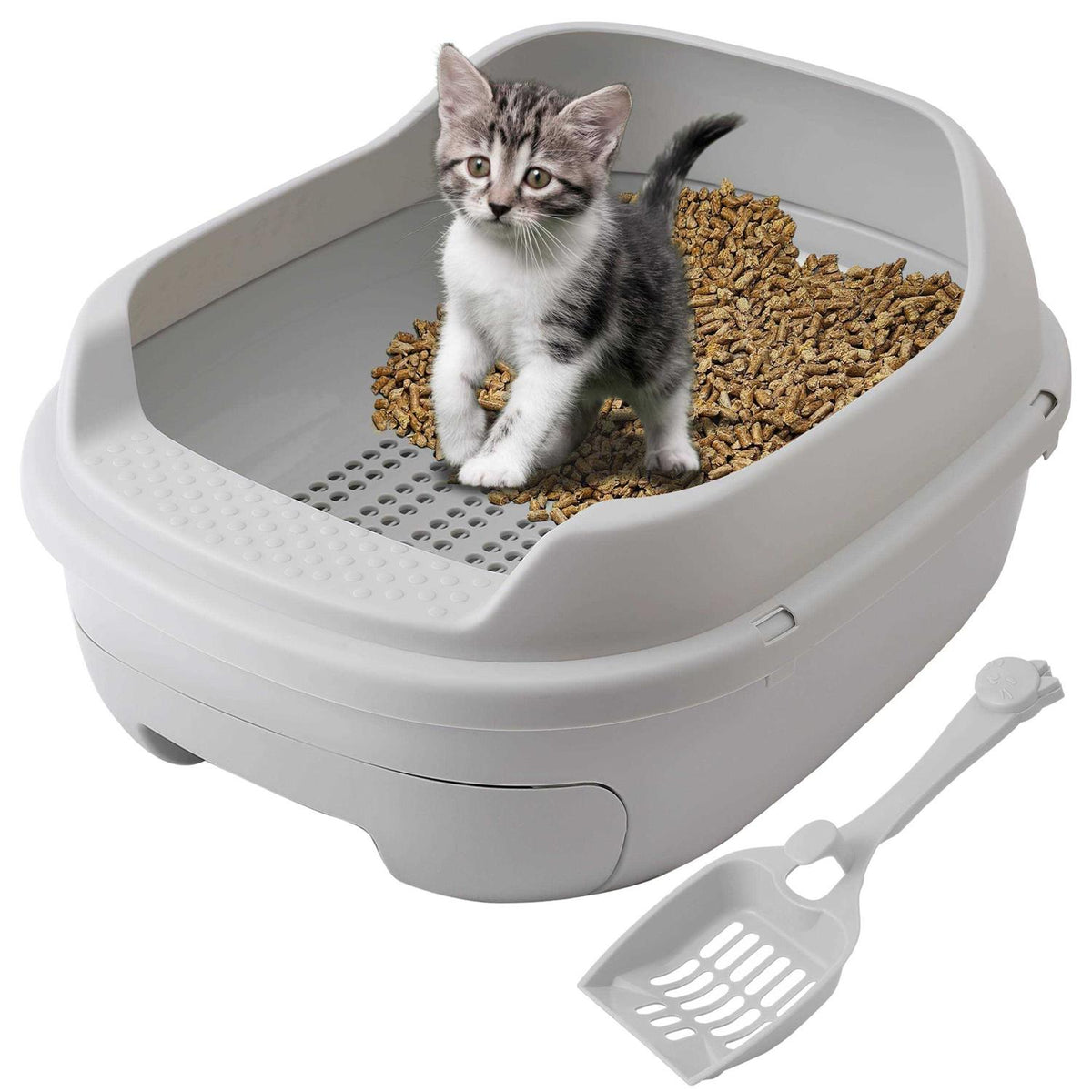 Pellet Cat Litter Box with Sifting System N42745