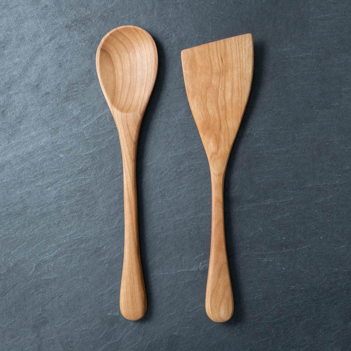 12” Wooden Spoon and Spatula Set P16345
