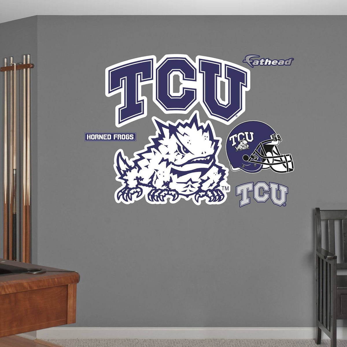 TCU Horned Frogs Logo Wall Decal P94954