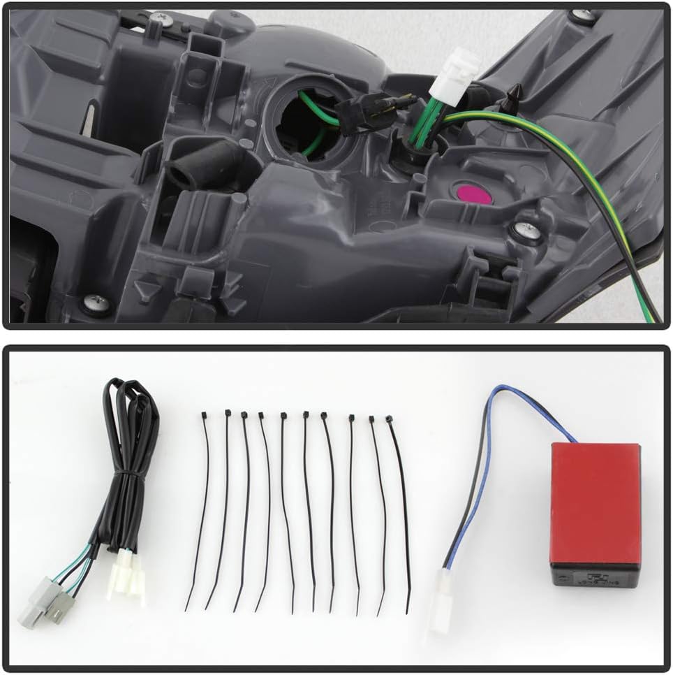 Black Smoke LED Tail Lights 4pcs Set U9083