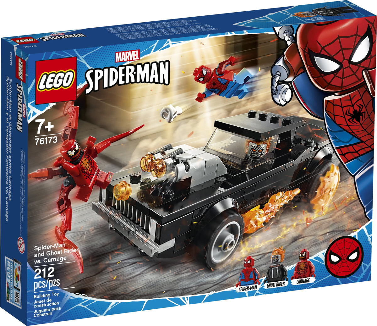 Spider-Man and Ghost Rider vs. Carnage 212 Pieces Building Toy B3955