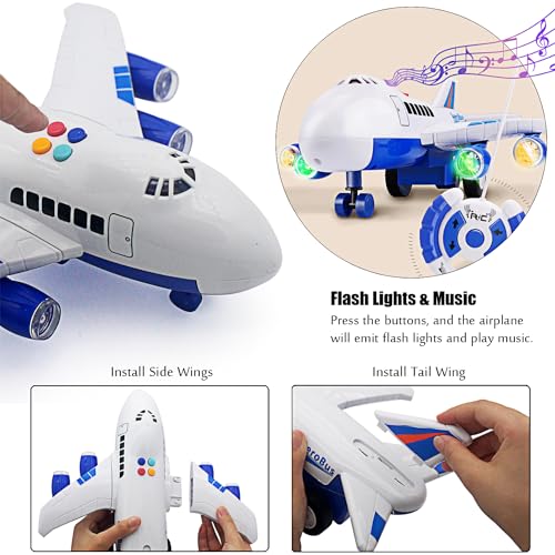 4CH RC Airplane Remote Control Toy (Blue) L922818