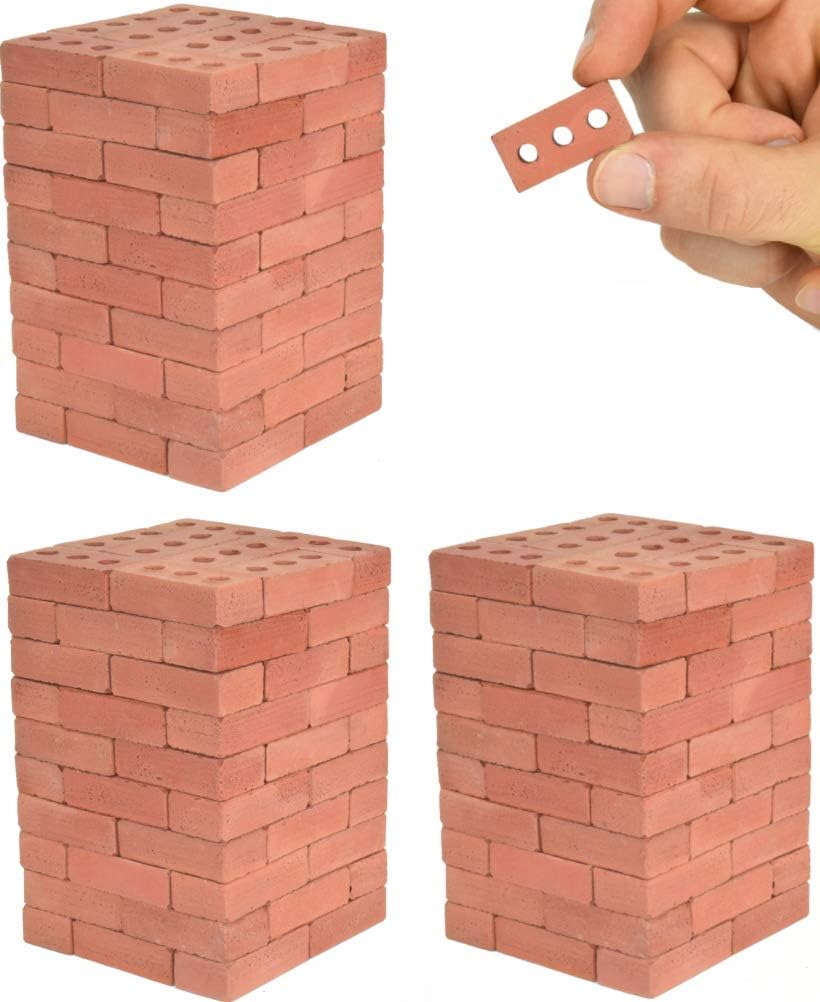 Mini Red Bricks, 1:6 Scale (160 Pack) Z4770
