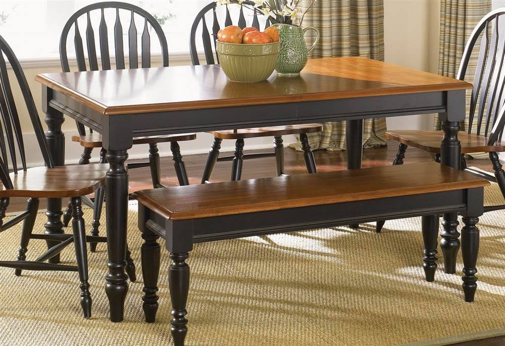 Anchor Black Rectangular Leg Table A32292