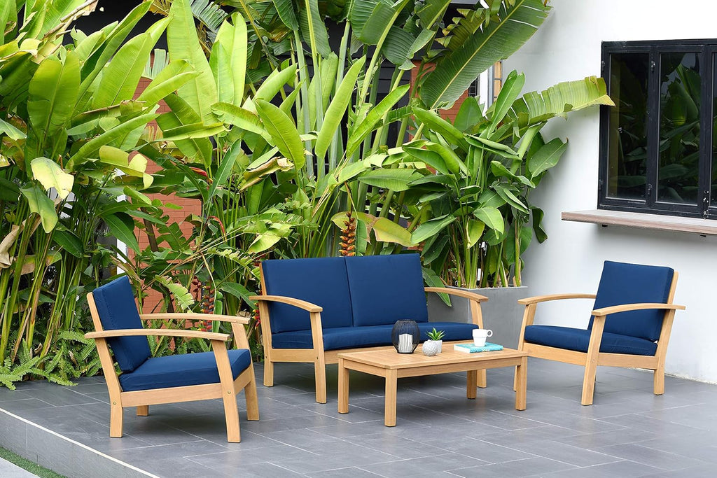 Blue 4-Piece Eucalyptus Conversation Set G46600
