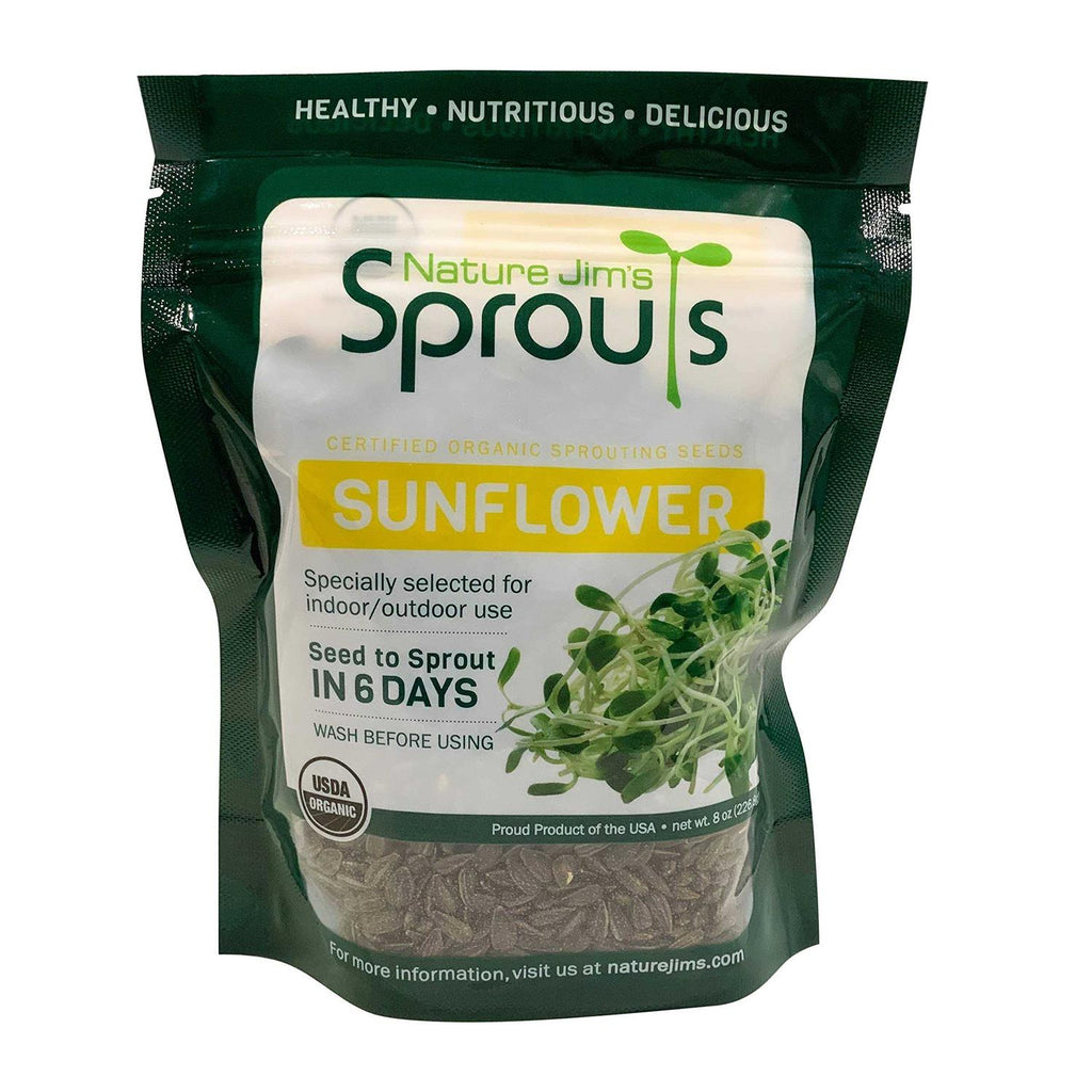 Certified Organic Black Oil Sunflower Seeds V981714
