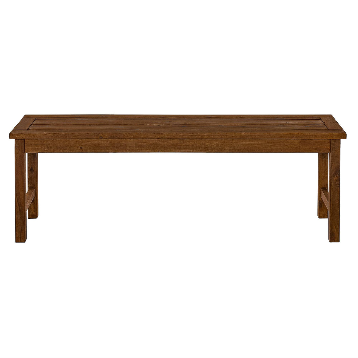 Dark Brown Acacia Wood Patio Bench G4794
